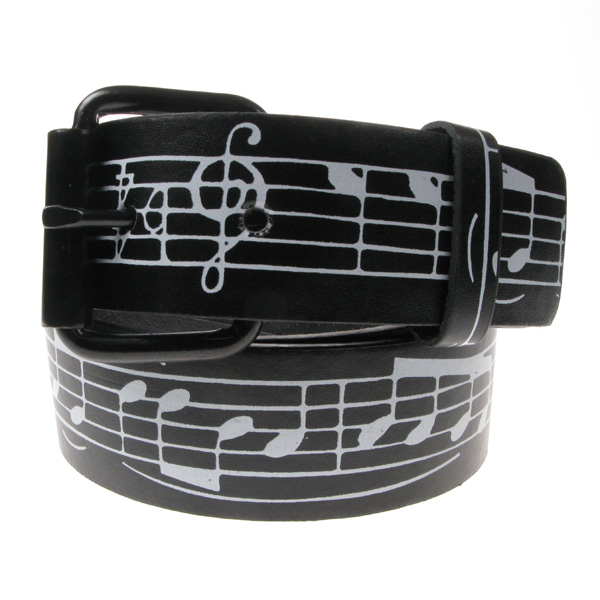 Bullet 69 Funky Punk - Music notes Riem - Zwart/Wit